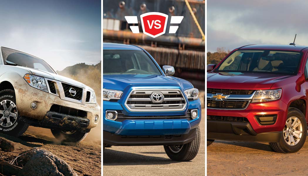 Nissan Frontier vs Toyota vs Chevy Colorado Truck