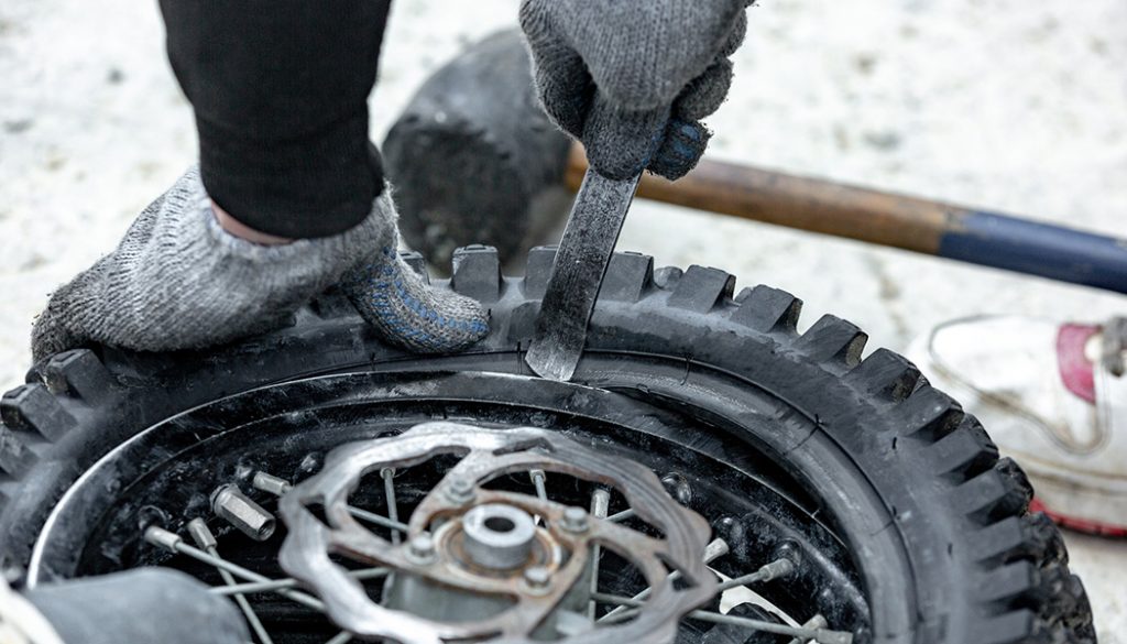 If you've had a bike long, you've probably noticed that those tiny tires wear at a huge rate. So we help you learn how to change a motorcycle tire.