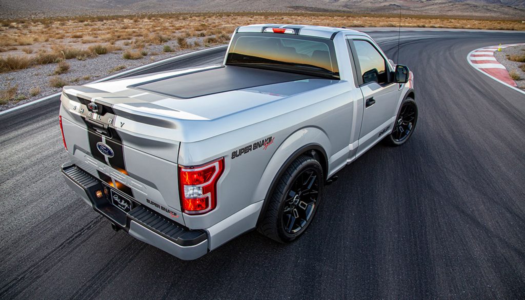 Forget fast cars, buyers want fast pickups. Enter the Shelby Super Snake Sport from the same company that brought you the Cobra